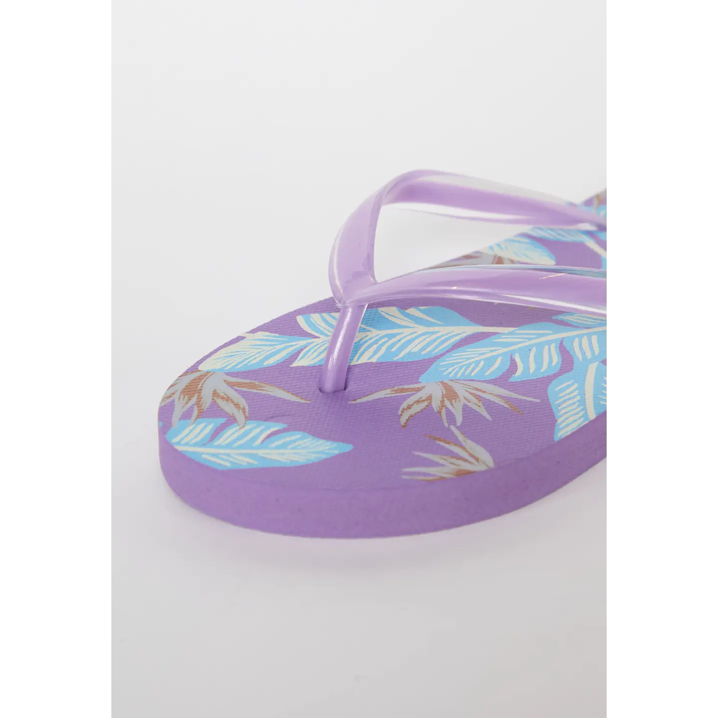 Hawaiana Hojas Mujer Morado 3