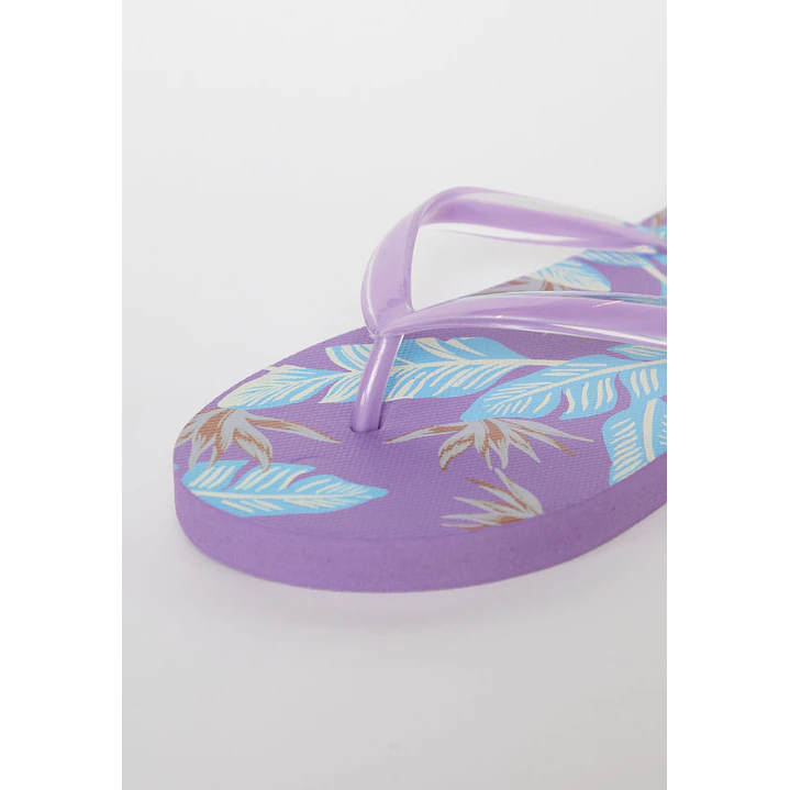 Hawaiana Hojas Mujer Morado 3