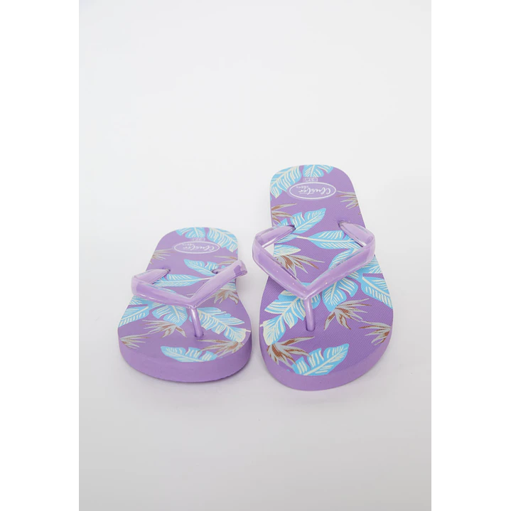 Hawaiana Hojas Mujer Morado 2
