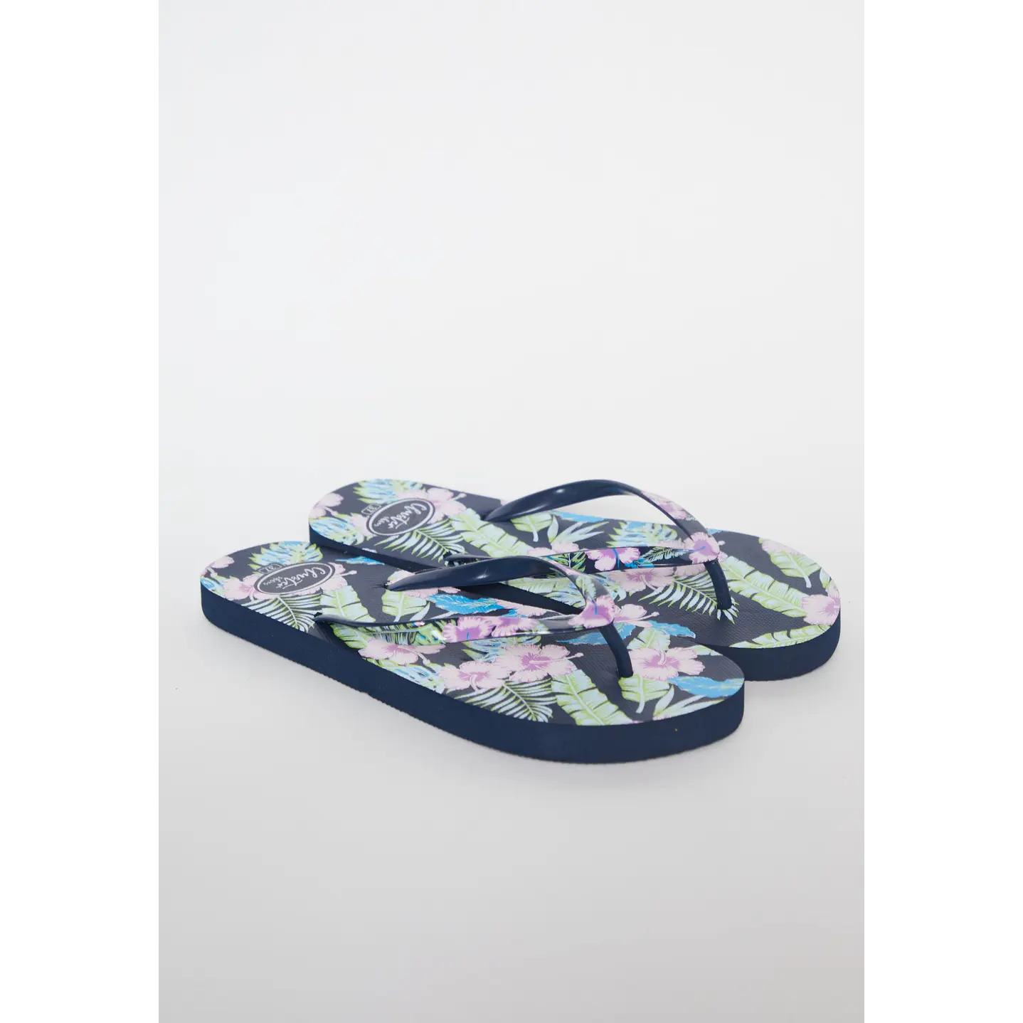 Hawaiana Print Mujer Negro 1