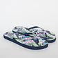 Hawaiana Print Mujer Negro - Miniatura 1