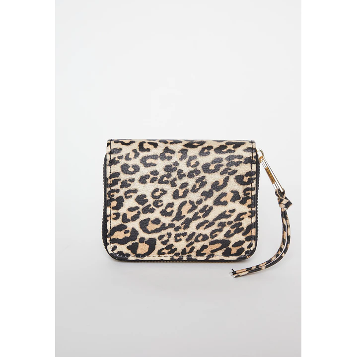 Billetera leopardo Mujer Amarillo 1