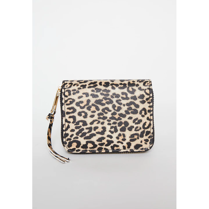 Billetera leopardo Mujer Amarillo 3