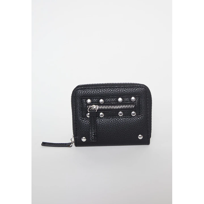 Billetera Tachas Mujer Negro 1