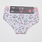 Calzón Tripack Bikini Niña Gris - Miniatura 2