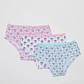 Calzón Tripack Bikini Niña Rosado - Miniatura 1
