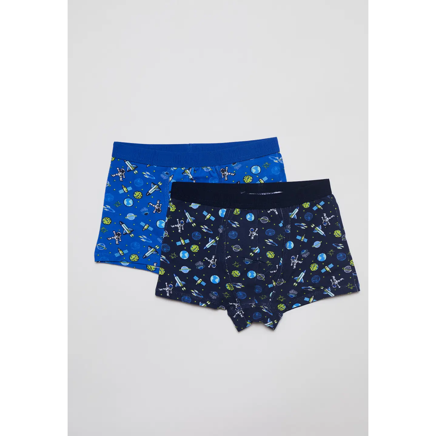 Boxer Bipack Medio Niño Azul 1
