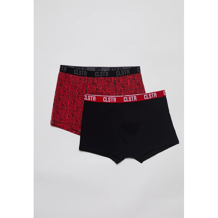 Boxer Bipack Medio Lolo Negro 1