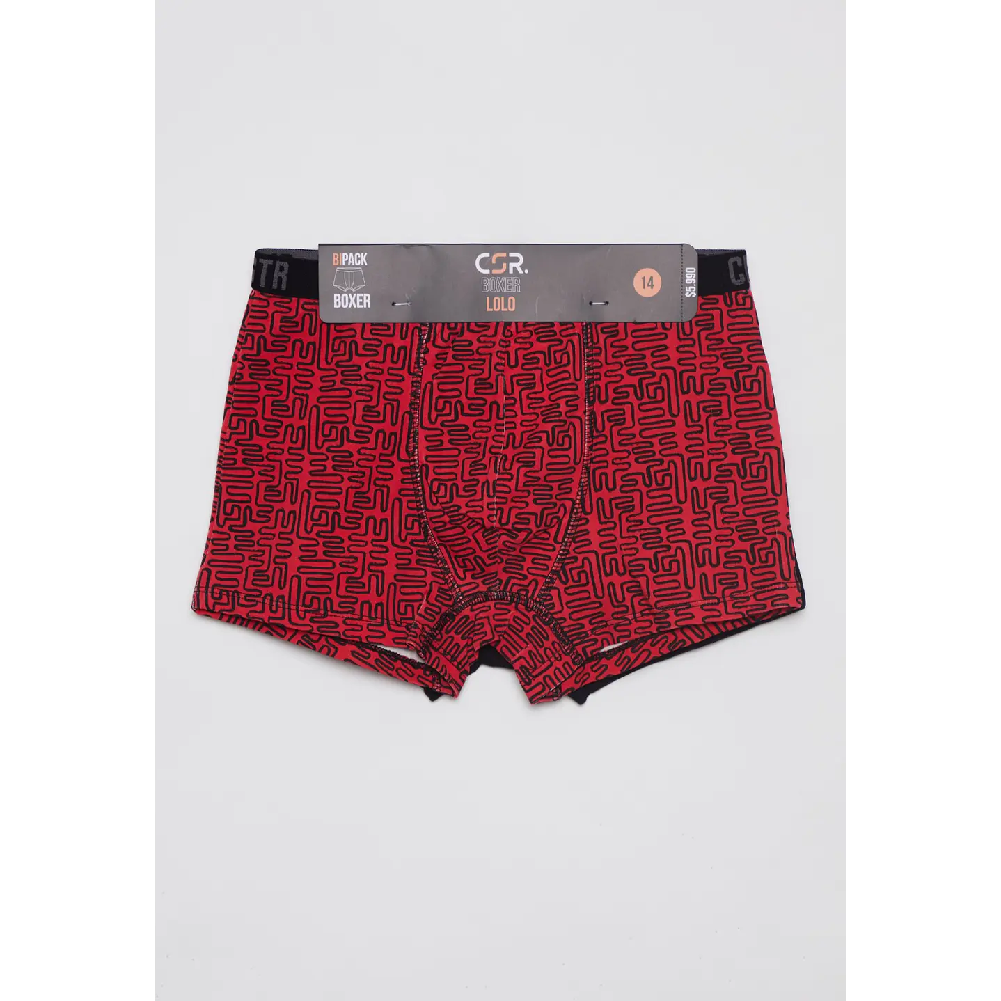 Boxer Bipack Medio Lolo Negro 2