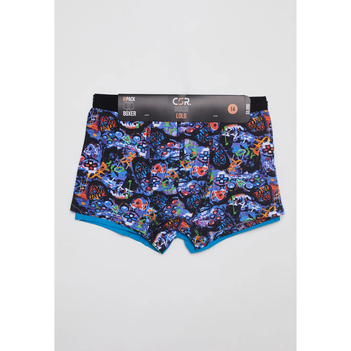 Boxer Bipack Medio Lolo Azul 2