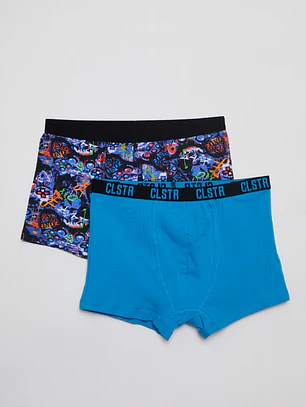 Boxer Bipack Medio Lolo Azul