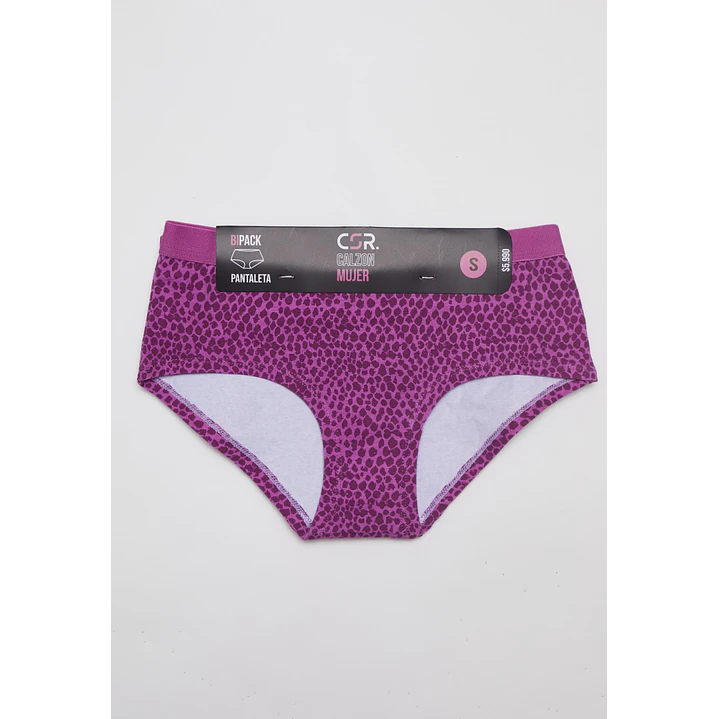 Calzón Pantaleta Mujer Morado 2