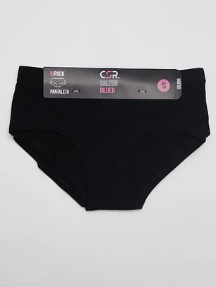 Calzón Pantaleta Mujer Negro