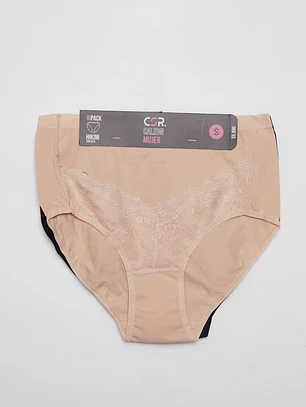 Calzón Bipack Maxi Mujer