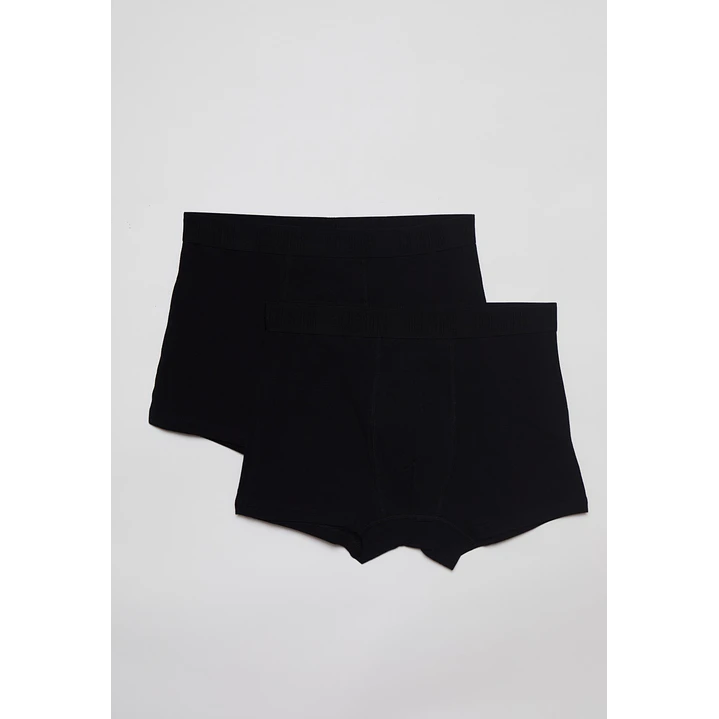 Boxer Bipack Medio Hombre Negro 1