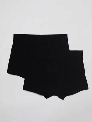 Boxer Bipack Medio Hombre Negro