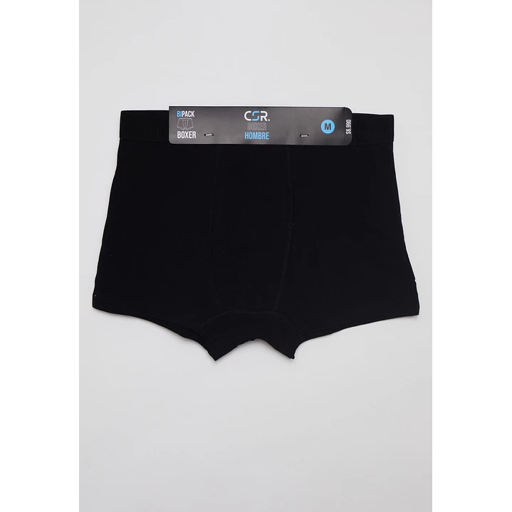 Boxer Bipack Medio Hombre Negro 2