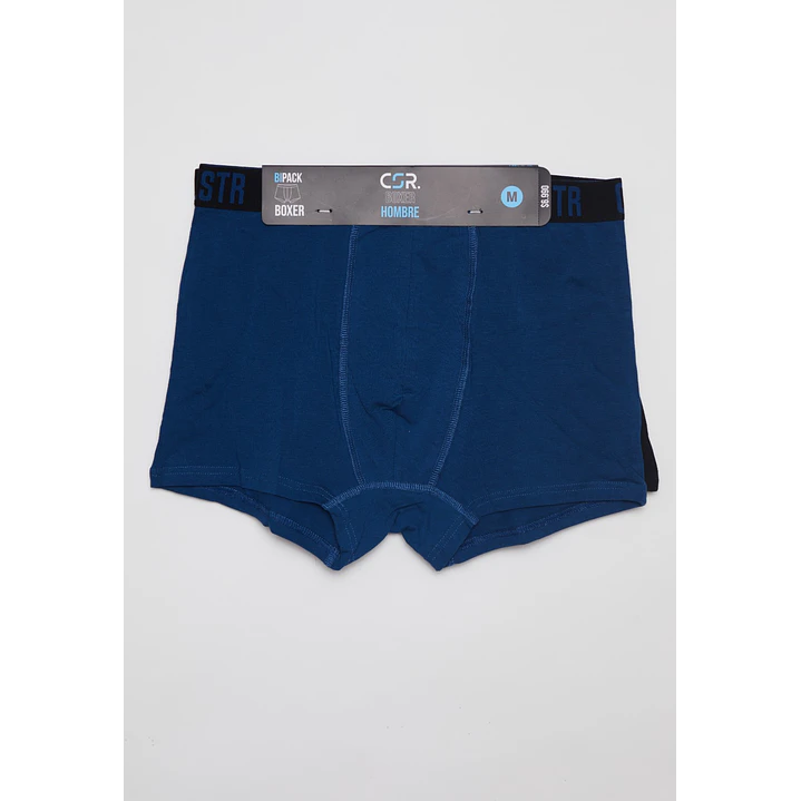 Boxer Bipack Medio Hombre Negro 2