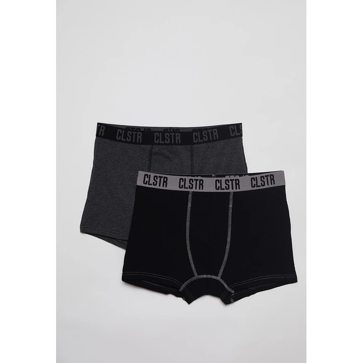 Boxer Bipack Medio Hombre Negro 1
