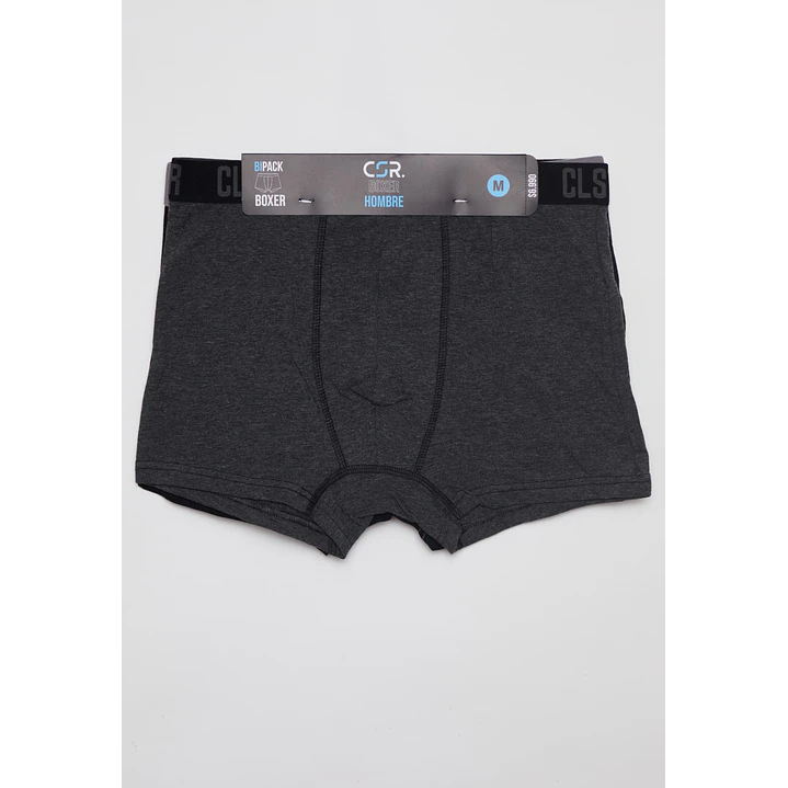 Boxer Bipack Medio Hombre Negro 2