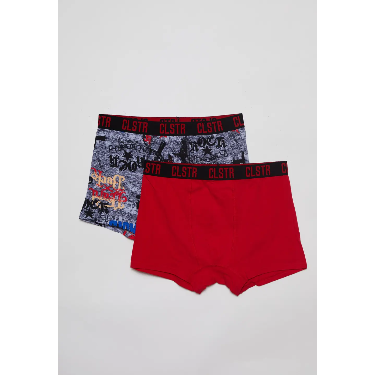 Boxer Bipack Medio Hombre Rojo 1