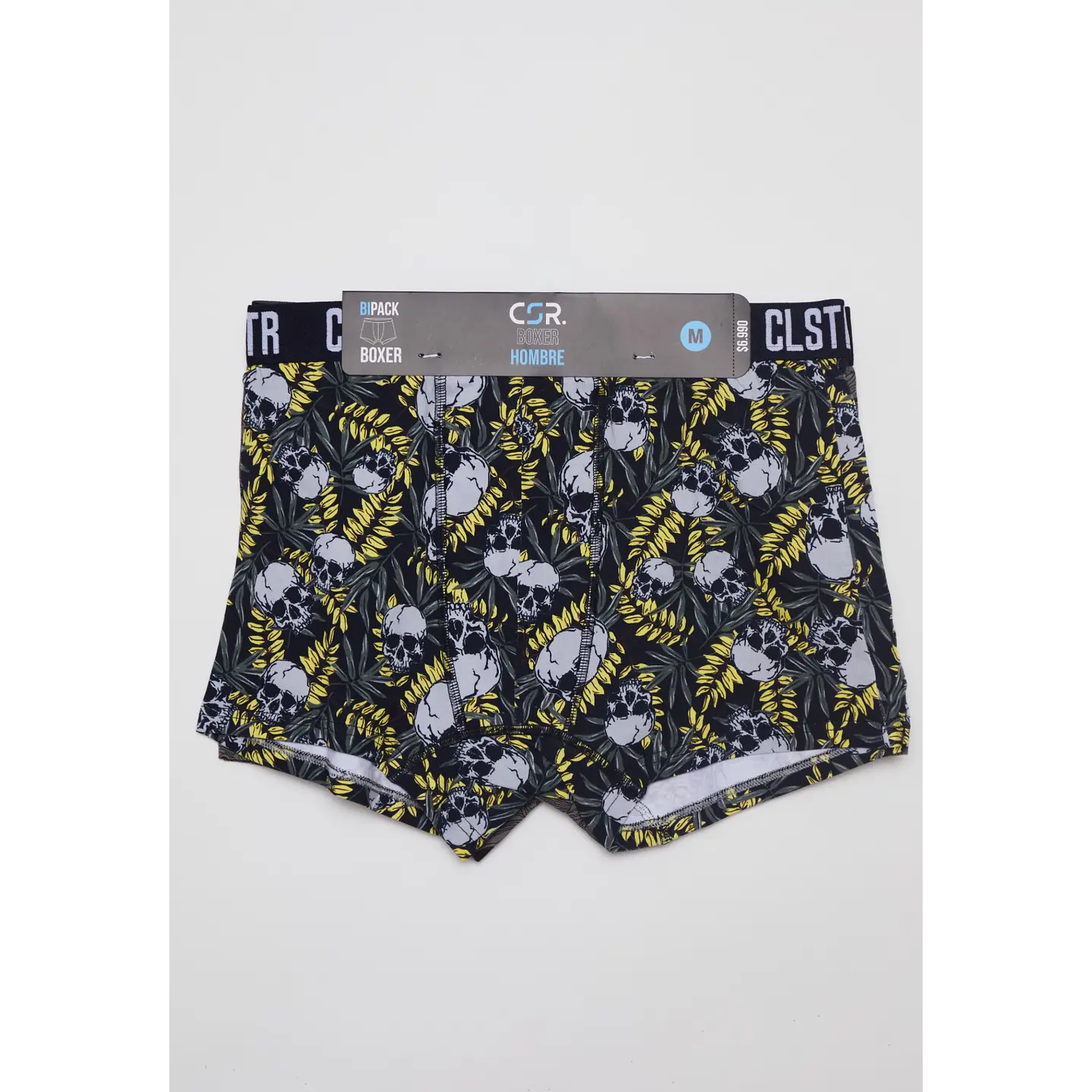 Boxer Bipack Medio Hombre Gris 2