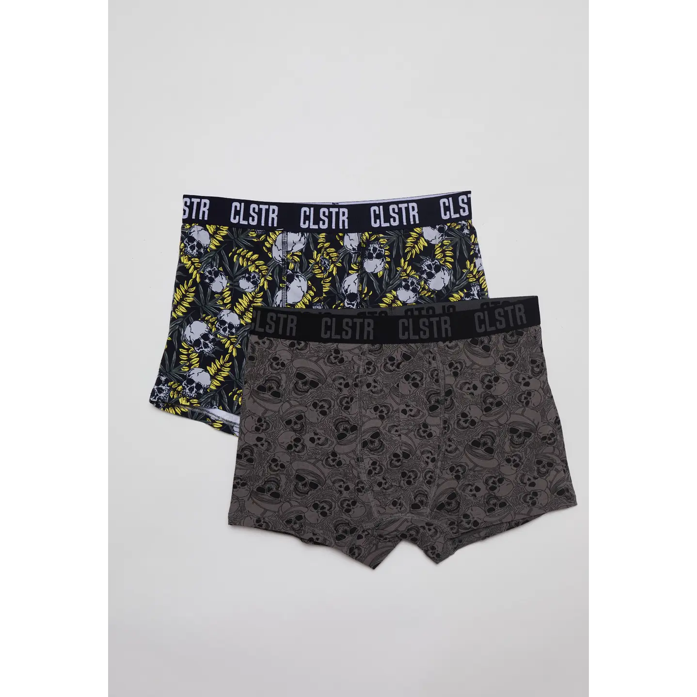 Boxer Bipack Medio Hombre Gris 1