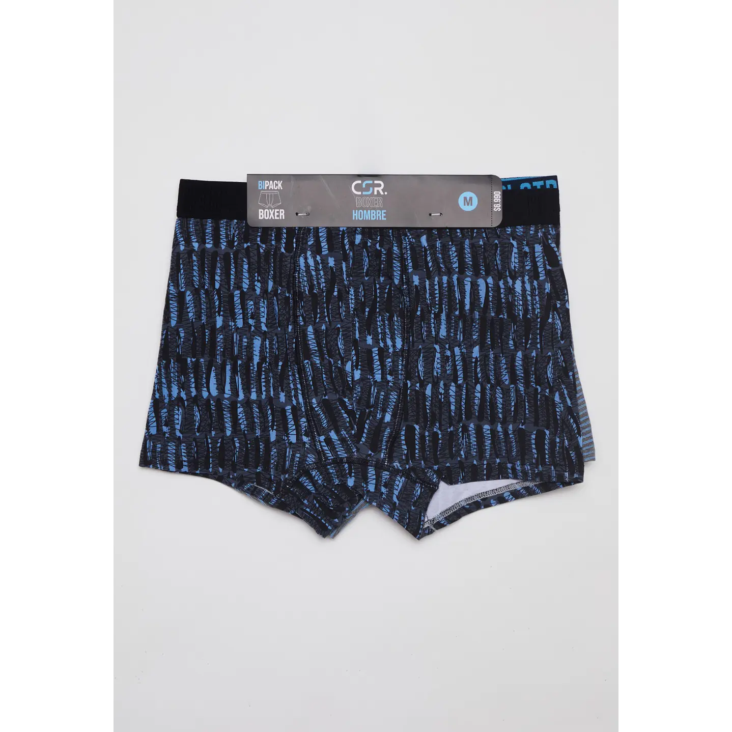 Boxer Bipack Medio Hombre Azul 2
