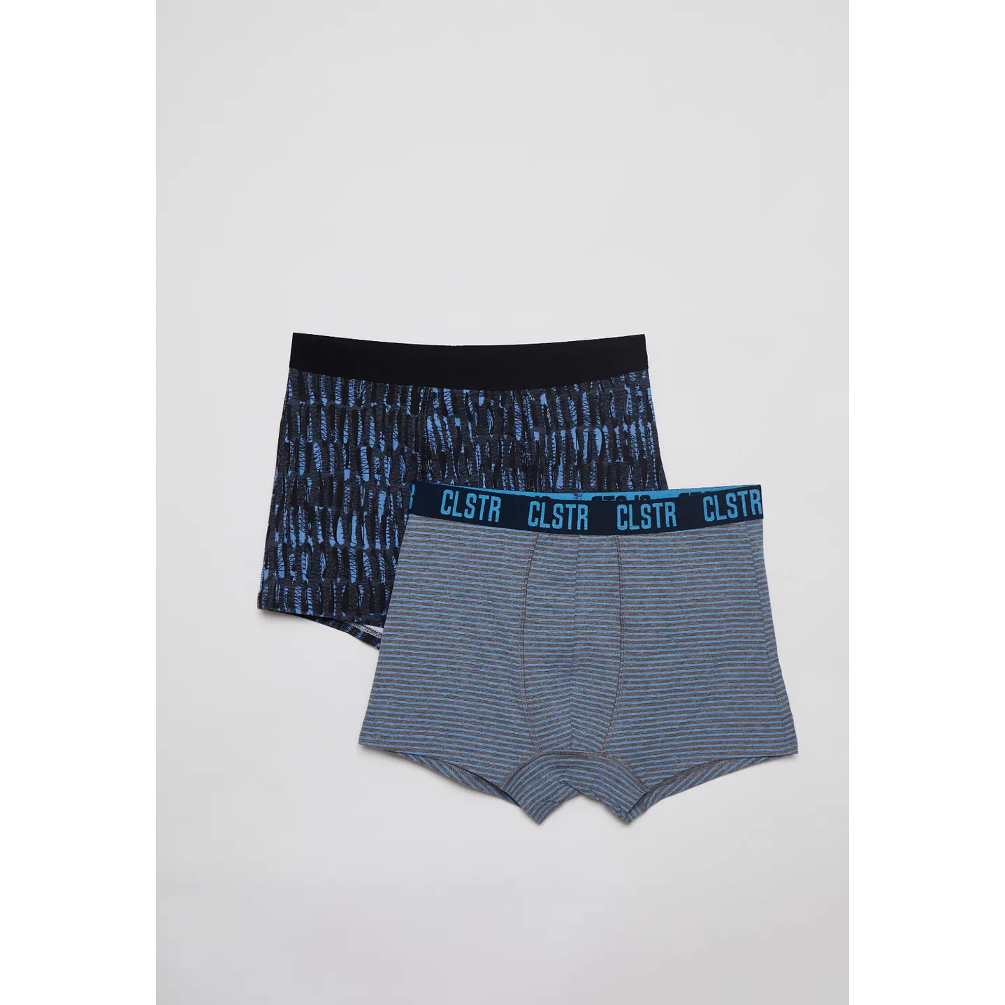 Boxer Bipack Medio Hombre Azul 1