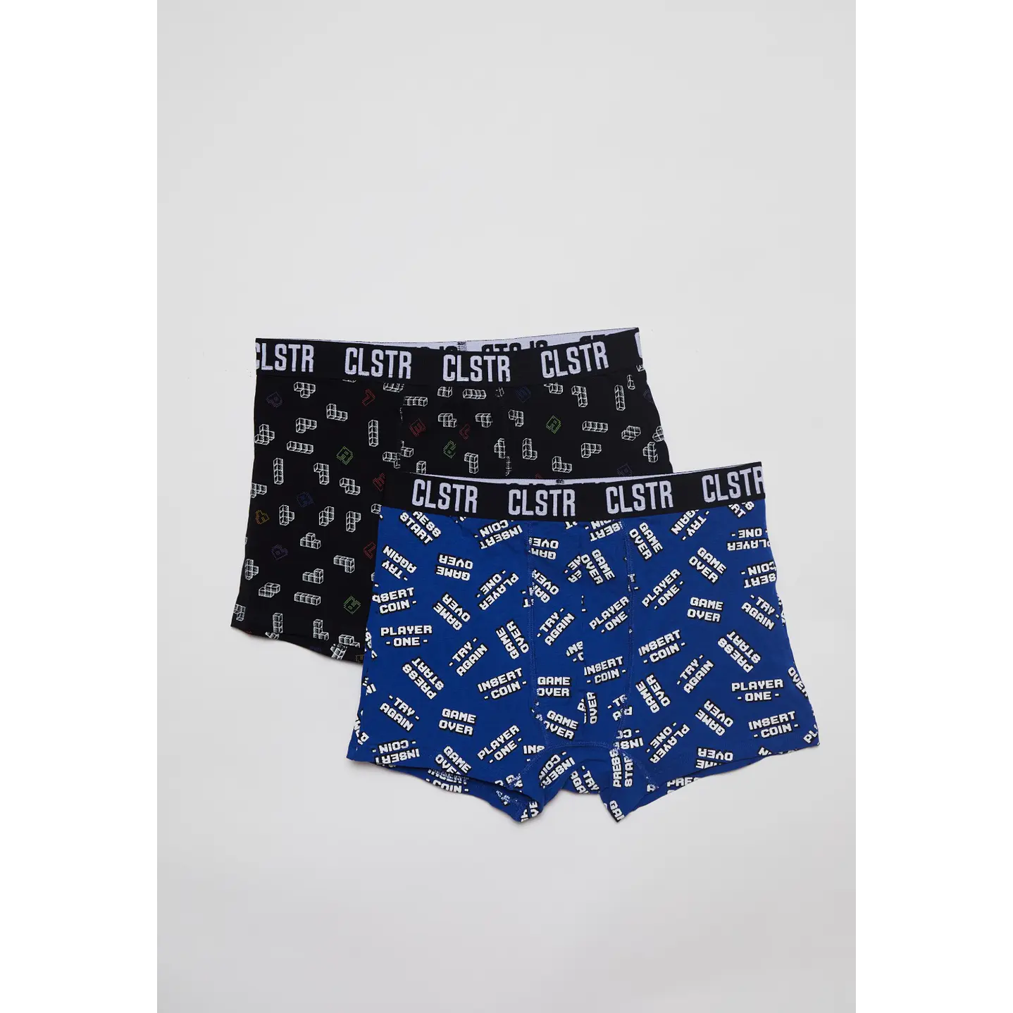 Boxer Bipack Medio Hombre Azul 1