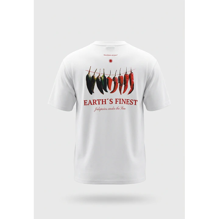 Polera Aji Hombre Blanco 1