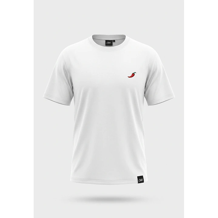 Polera Aji Hombre Blanco 2
