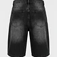 Bermuda Denim Procesado Hombre Negro - Miniatura 2
