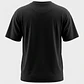 Polera Básica Boxy Fit Hombre Negro - Miniatura 2