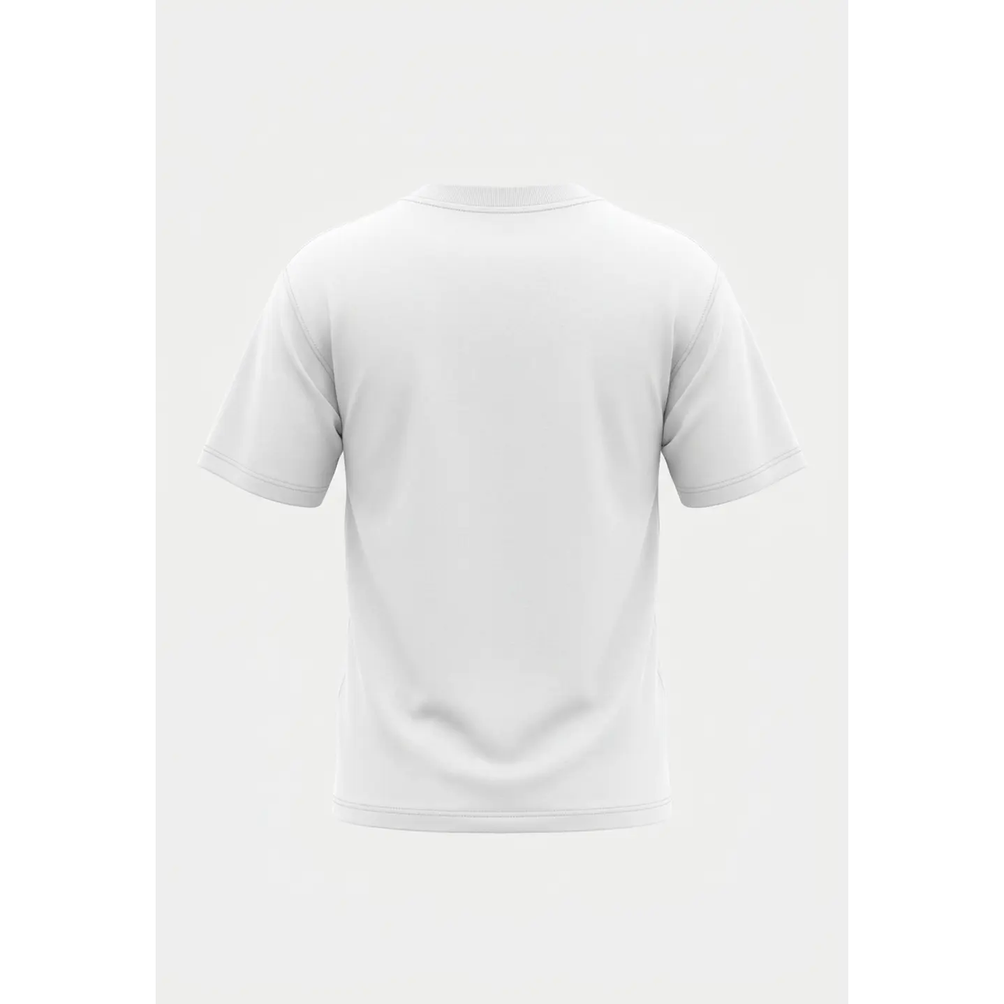 Polera Básica Boxy Fit Hombre Blanco 1