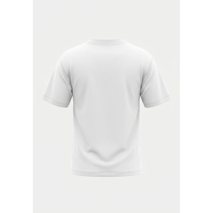 Polera Básica Boxy Fit Hombre Blanco 1