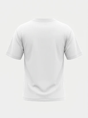 Polera Básica Boxy Fit Hombre Blanco