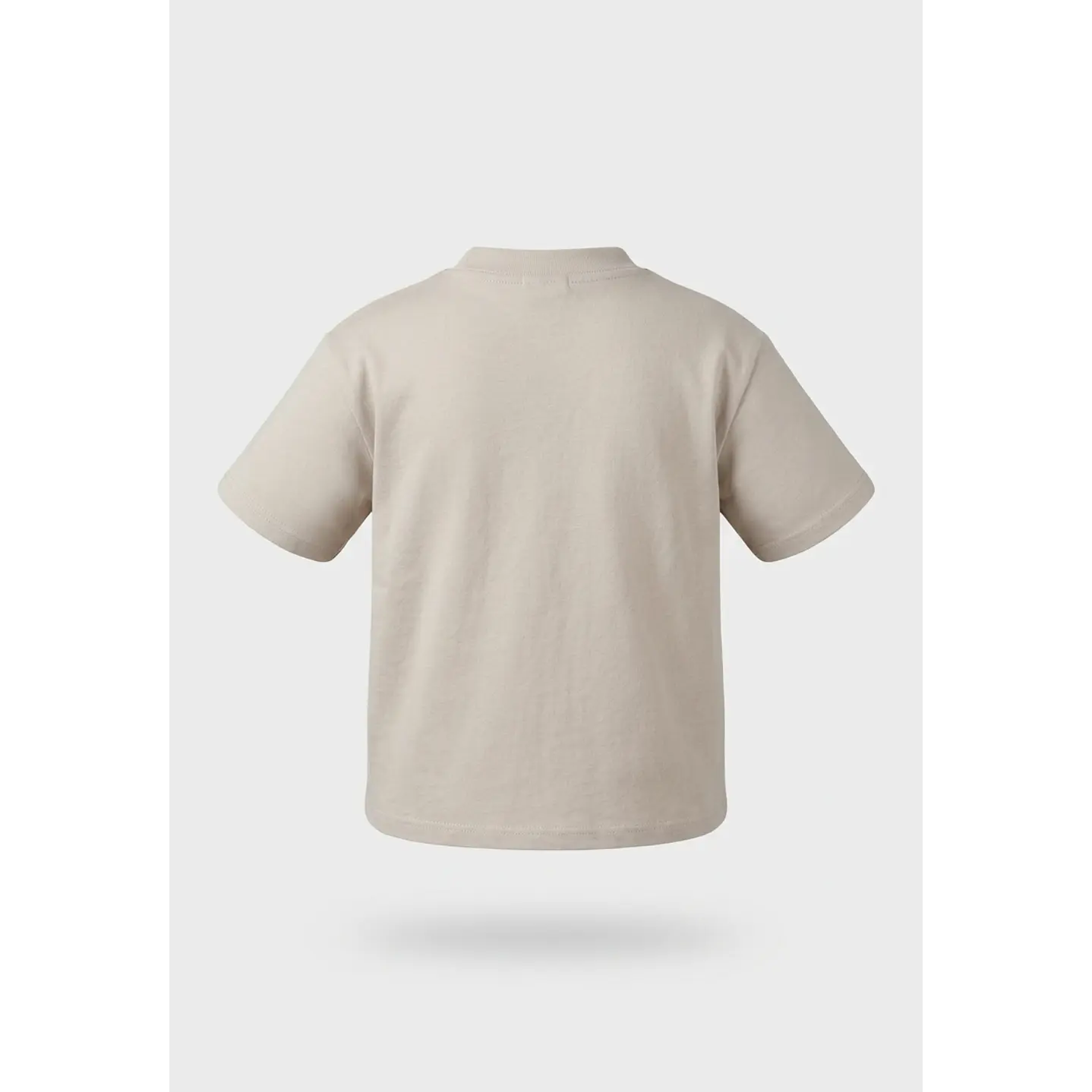 Polera Básica Boxy Fit Hombre Beige 1