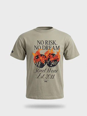 Polera No Risk No Dream Lolo Beige