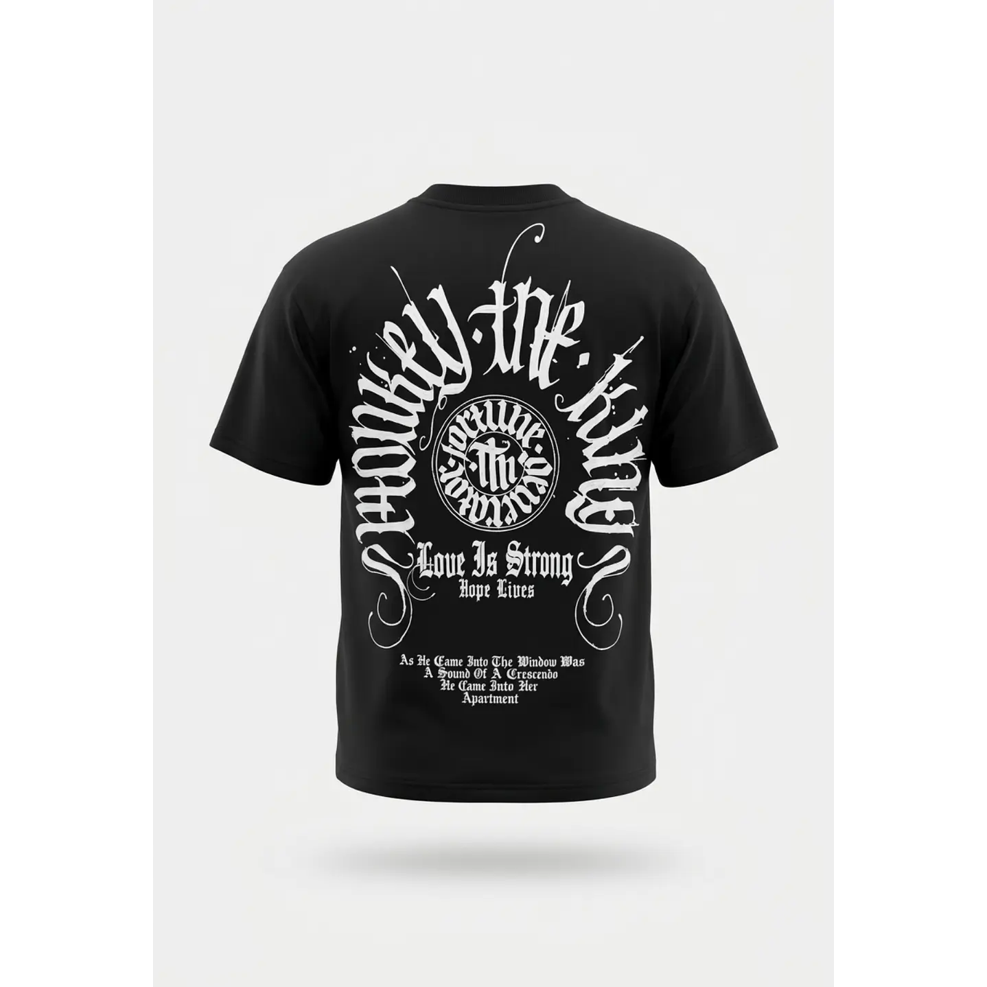 Polera Letras 3D Lolo Negro 1