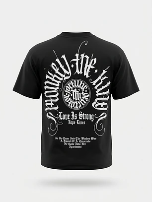 Polera Letras 3D Lolo Negro