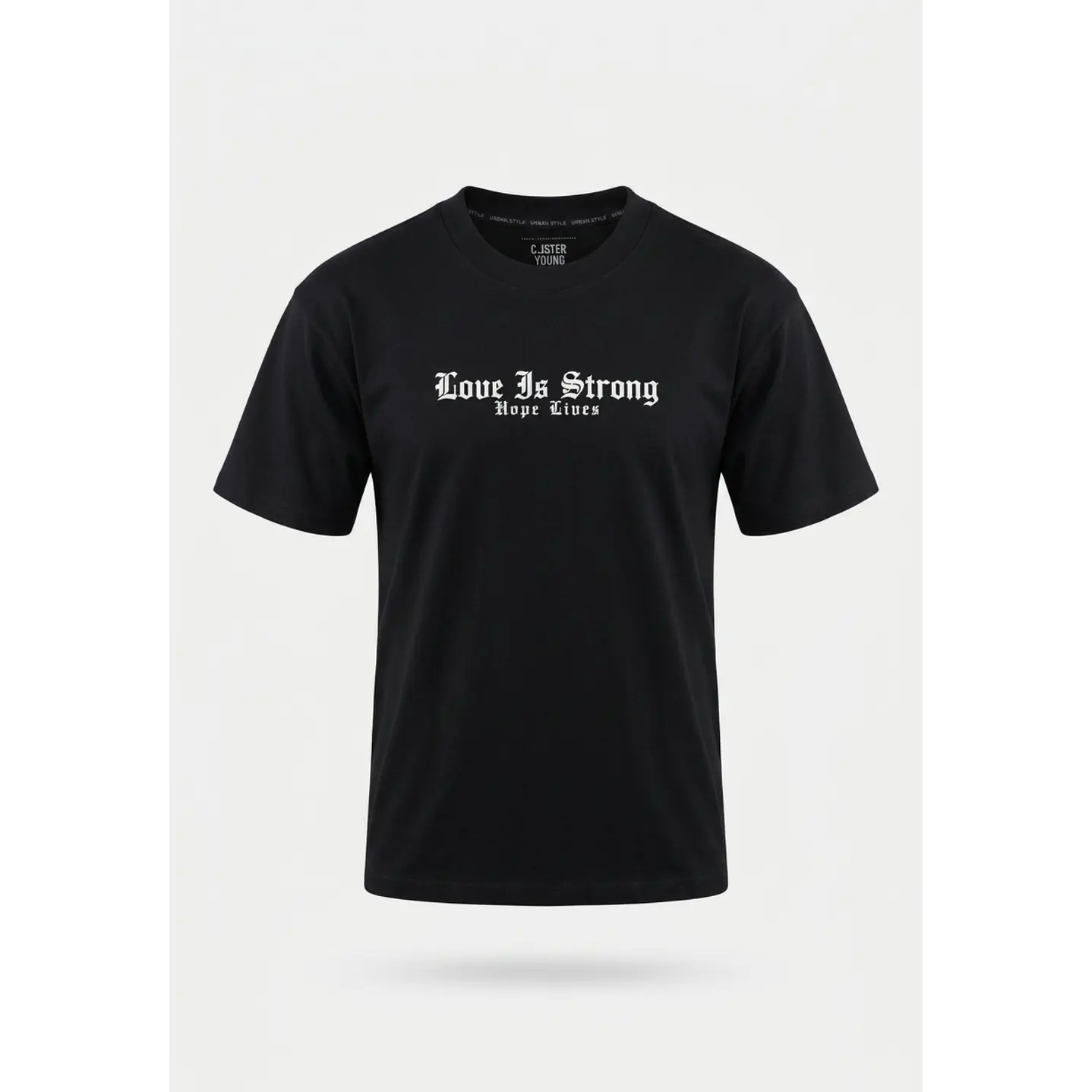 Polera Letras 3D Lolo Negro 2