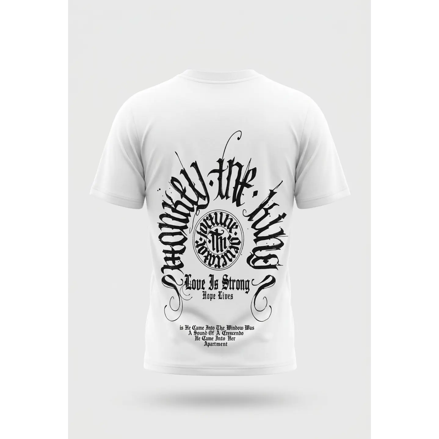 Polera Letras 3D Lolo Blanco 1