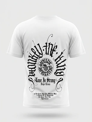 Polera Letras 3D Lolo Blanco