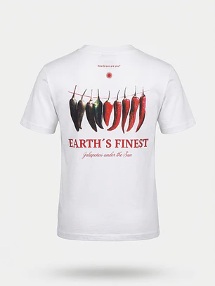 Polera Earth´s  Finest Lolo Blanco