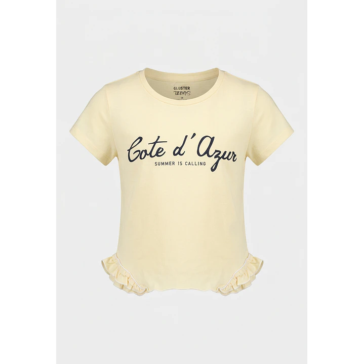 Polera Summer Lola Amarillo 1