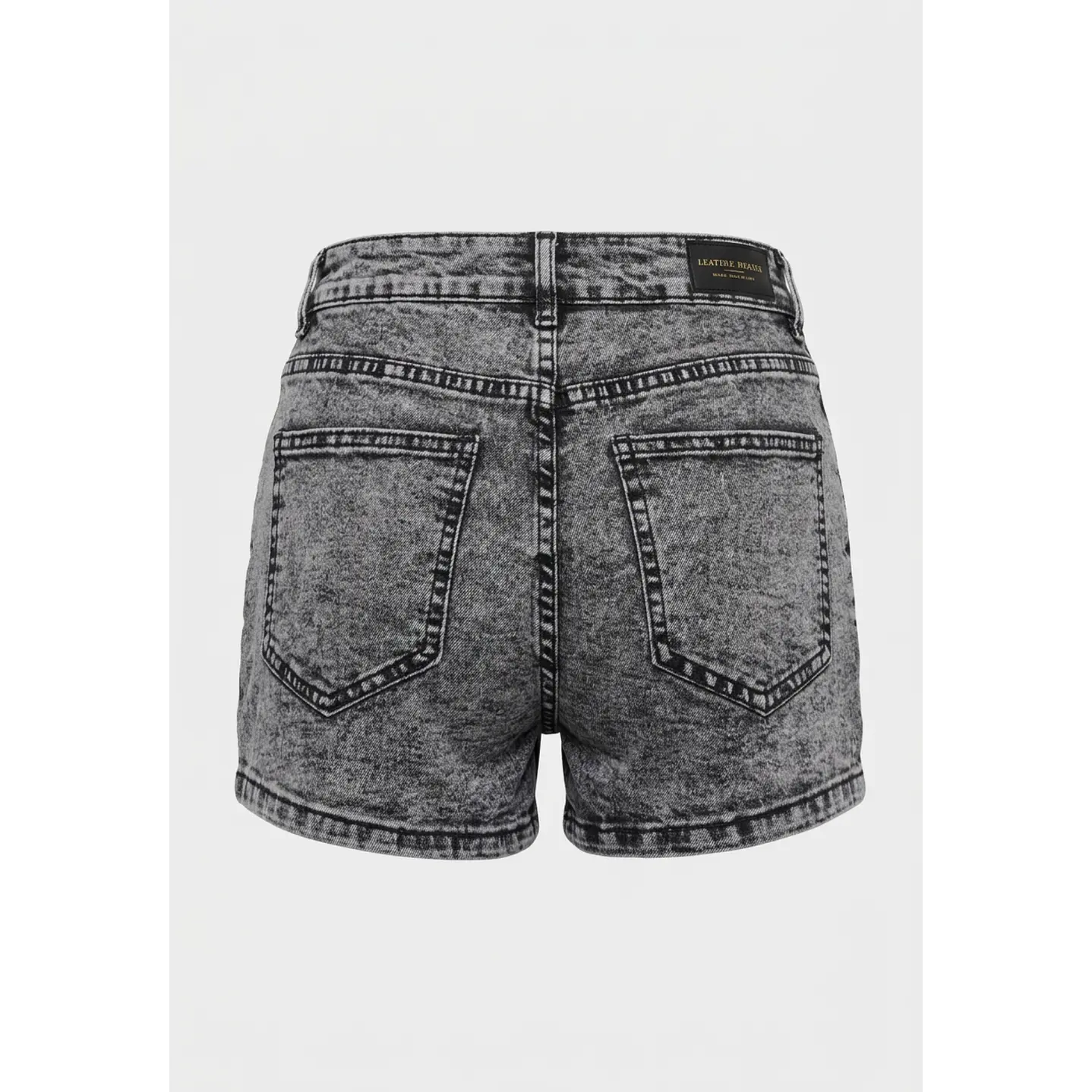 Falda Short Denim Lola Gris 2