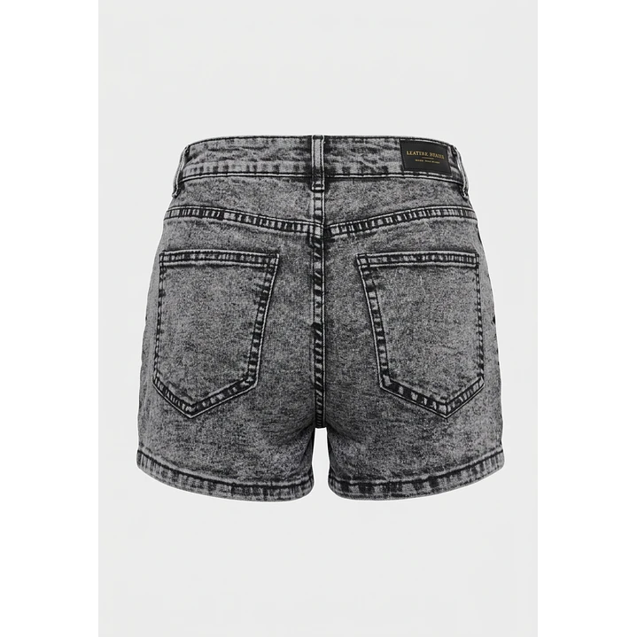 Falda Short Denim Lola Gris 2
