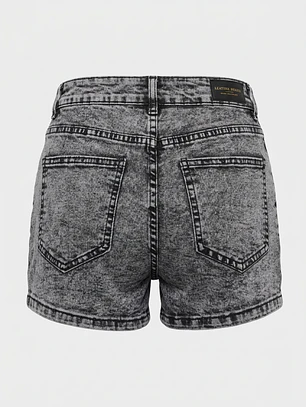 Falda Short Denim Lola Gris