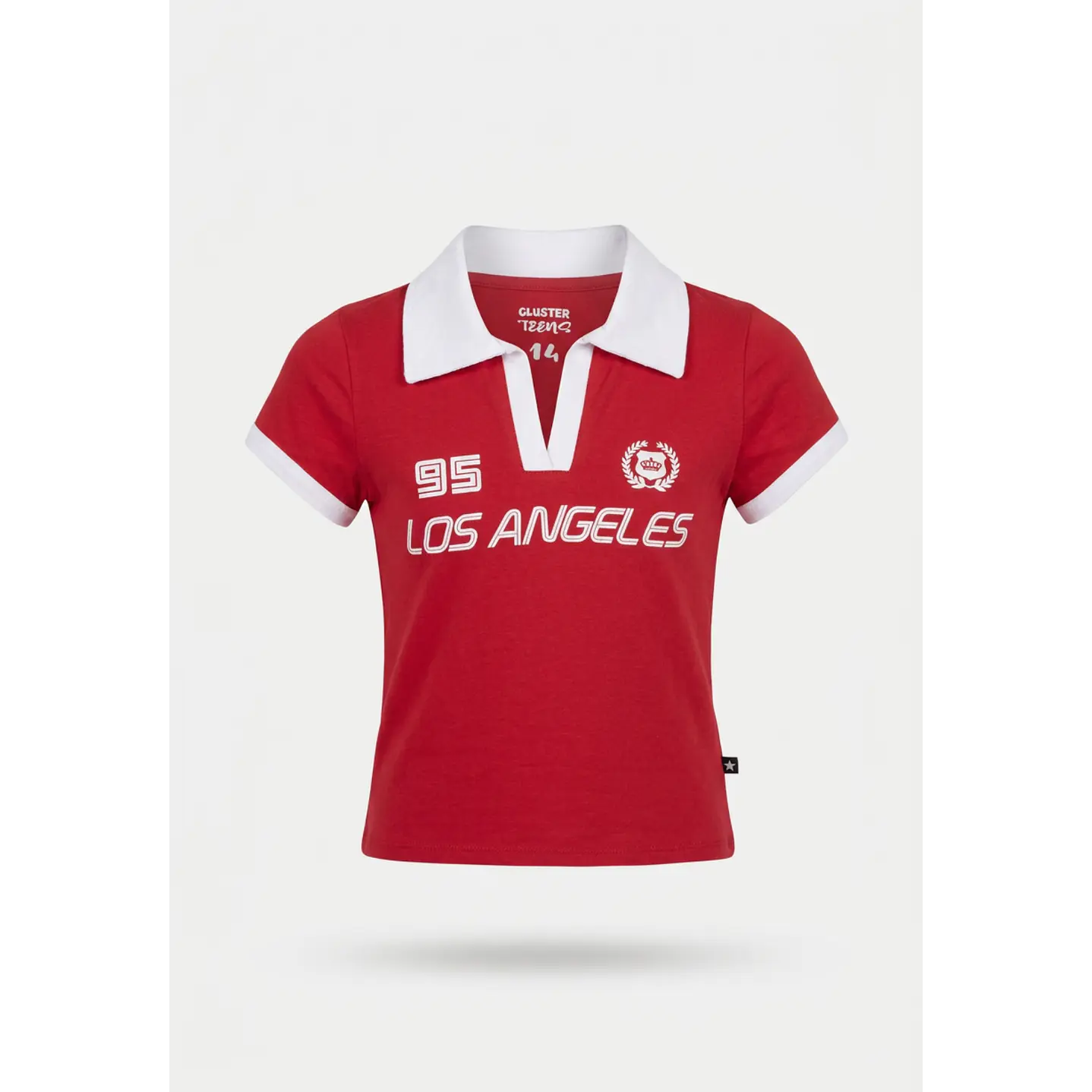 Polera Los Angeles Lola Rojo 1